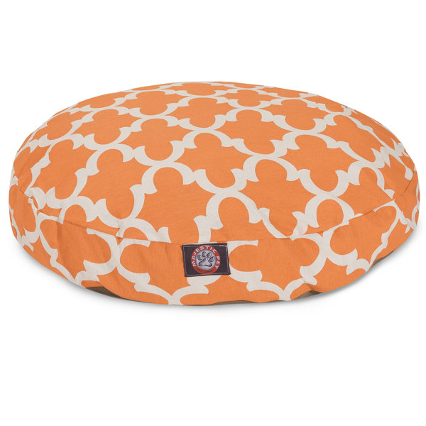 large round dog pillow